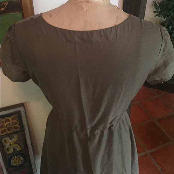 Fully lined light weight cotton dress with beading - Picture 8 of 8